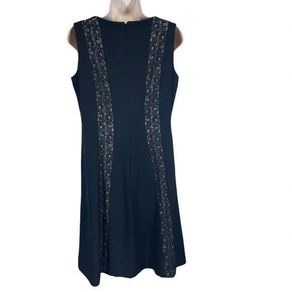 Jones New York sheath dress lace panels women’s size 8 business casual - Picture 2 of 9